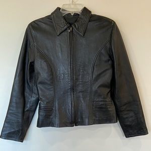 Vera Pelle Italian Leather jacket. Size M